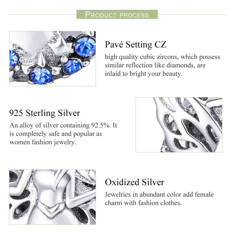 (bilde for) Pandora Style Sølv Fairy Charm - BSC027 - Vis 7