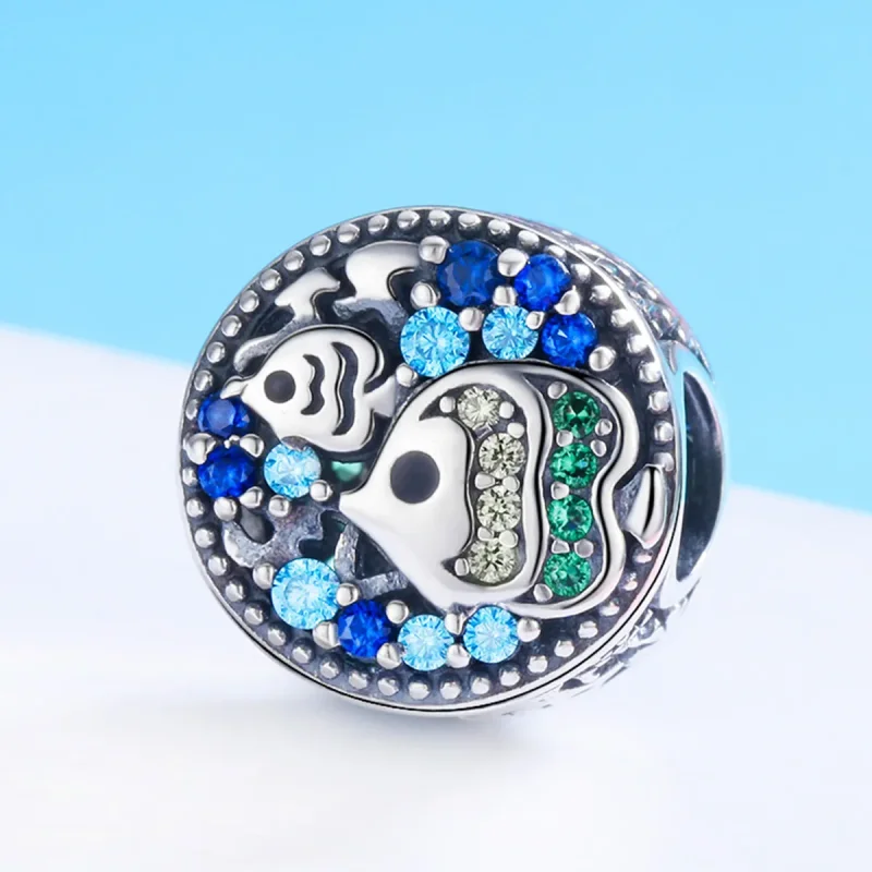 (bilde for) Pandora Style Sølv Fargerike Fish of The Underwater World Charm - SCC764 - Vis 2