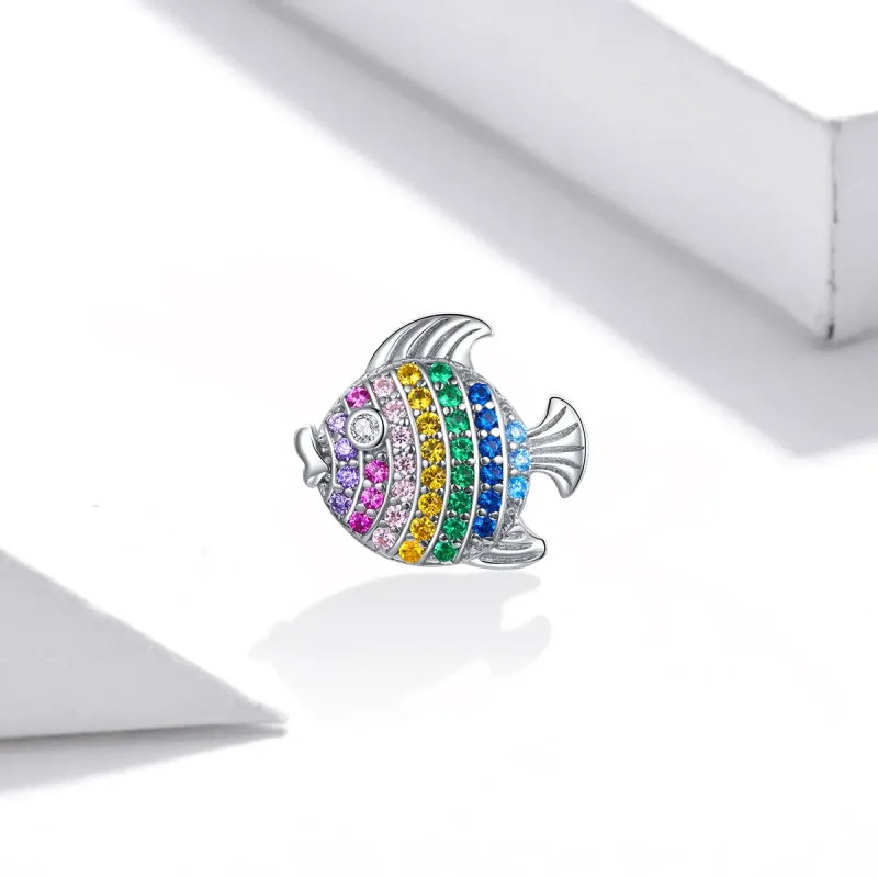 (bilde for) Pandora Style Sølv Fargerike Fisk Charm - SCC1803 - Vis 2