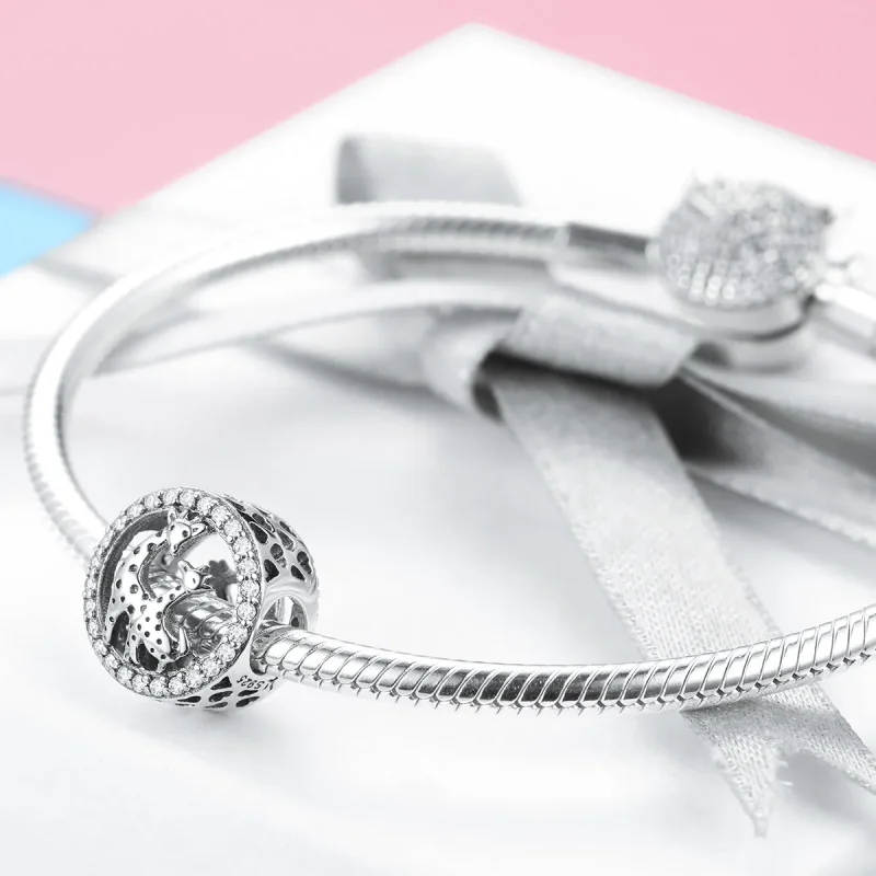 (bilde for) Pandora Style Sølv Giraffe Charm - SCC997 - Vis 4