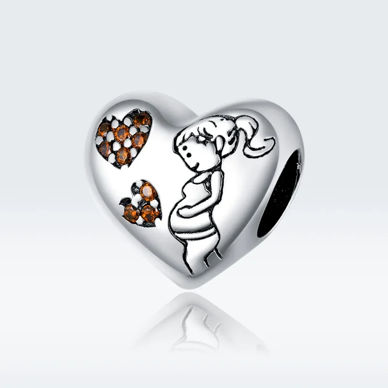 (bilde for) Pandora Style Sølv Gravid mor Charm - SCC1589 - Vis 5