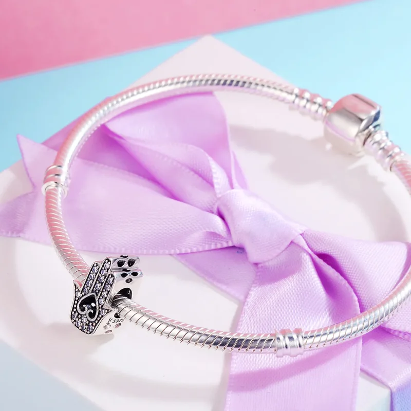 (bilde for) Pandora Style Sølv Hamsa Charm - SCC225 - Vis 6