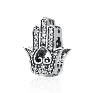 (bilde for) Pandora Style Sølv Hamsa Charm - SCC225