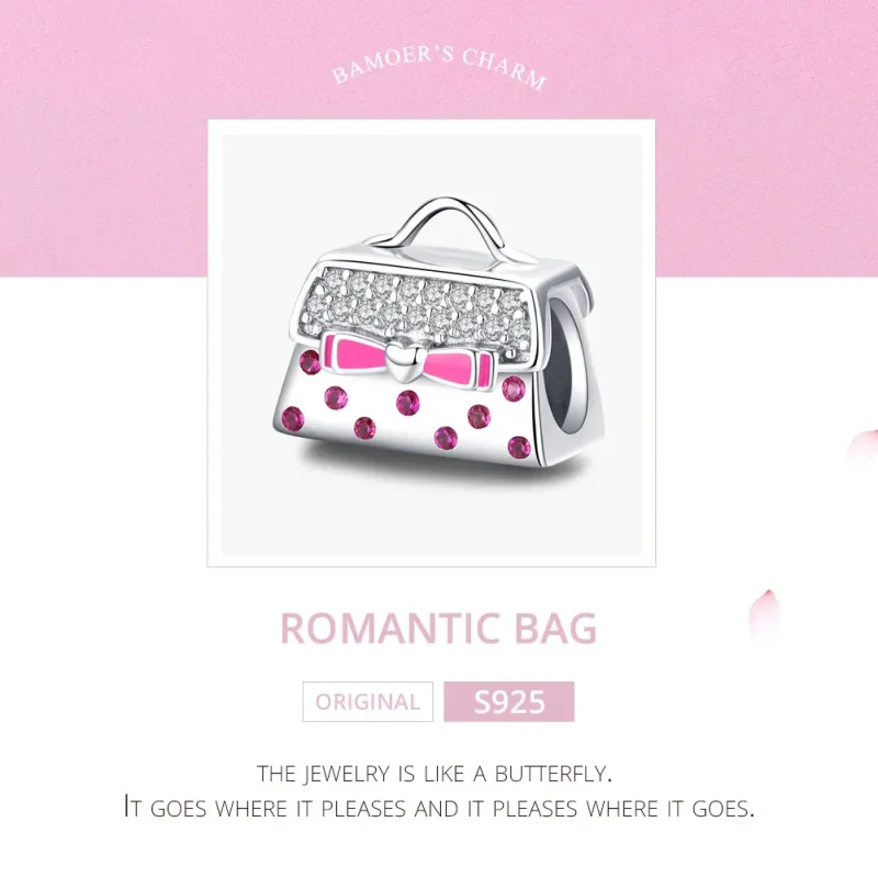 (bilde for) Pandora Style Sølv Håndveske Charm - SCC1391 - Vis 7