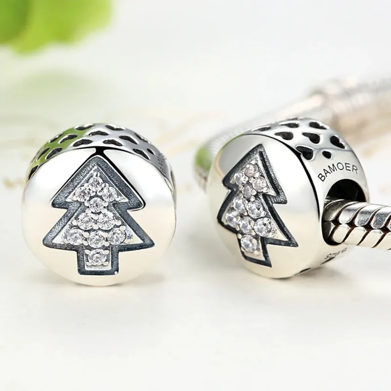 (bilde for) Pandora Style Sølv Juletre Charm - SCC064 - Vis 2