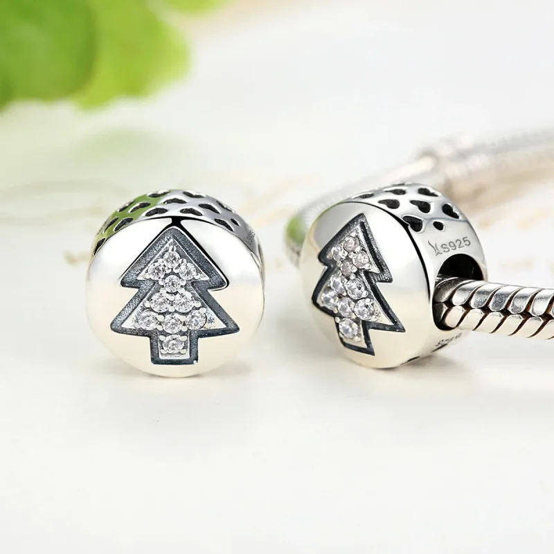 (bilde for) Pandora Style Sølv Juletre Charm - SCC064 - Vis 3