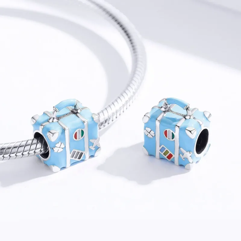 (bilde for) Pandora Style Sølv Koffert Charm - SCC1377 - Vis 3