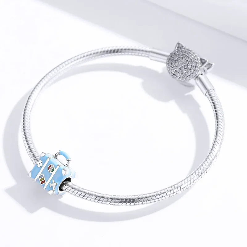 (bilde for) Pandora Style Sølv Koffert Charm - SCC1377 - Vis 4