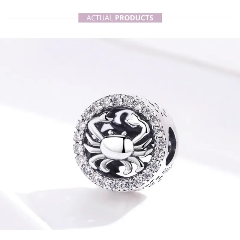 (bilde for) Pandora Style Sølv Kreft Charm - SCC1213 - Vis 5