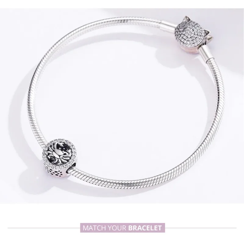 (bilde for) Pandora Style Sølv Kreft Charm - SCC1213 - Vis 6