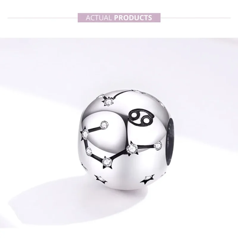 (bilde for) Pandora Style Sølv Kreft Charm - SCC1218-4 - Vis 2