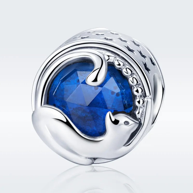 (bilde for) Pandora Style Sølv Leken Cat Charm - SCC708 - Vis 2