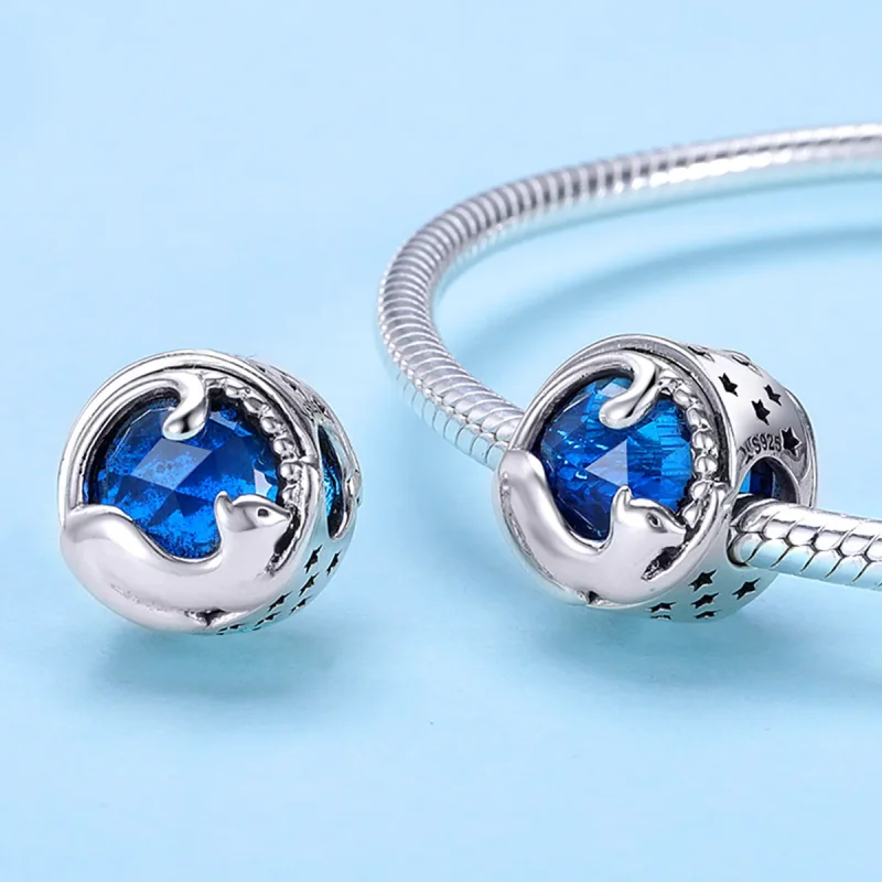 (bilde for) Pandora Style Sølv Leken Cat Charm - SCC708 - Vis 3