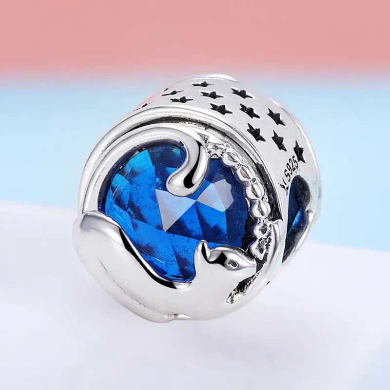 (bilde for) Pandora Style Sølv Leken Cat Charm - SCC708 - Vis 5