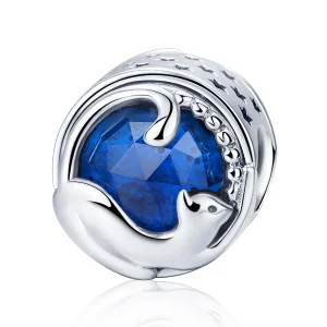 (bilde for) Pandora Style Sølv Leken Cat Charm - SCC708