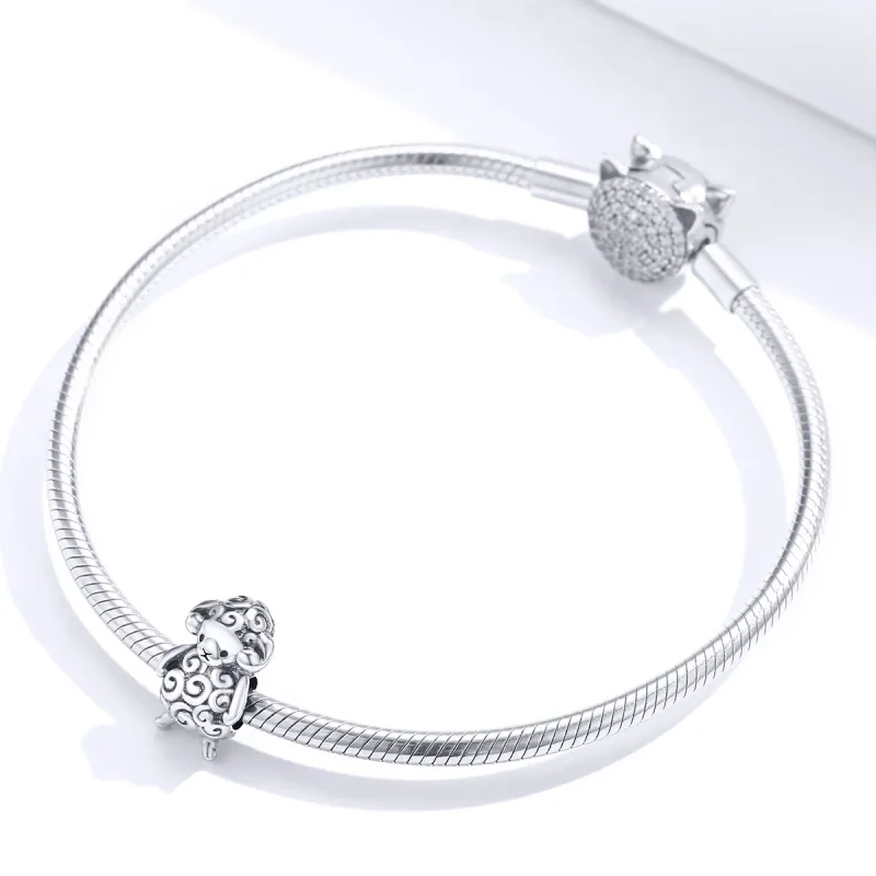 (bilde for) Pandora Style Sølv Lille Sau Charm - BSC187 - Vis 3
