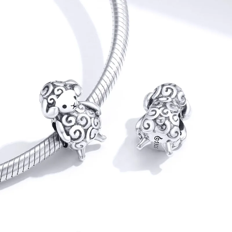 (bilde for) Pandora Style Sølv Lille Sau Charm - BSC187 - Vis 4