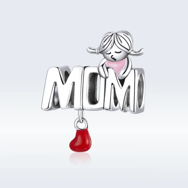 (bilde for) Pandora Style Sølv Love Mom Charm - SCC1461 - Vis 5