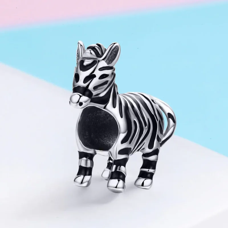 (bilde for) Pandora Style Sølv Lovely Animal Zebra Charm - SCC550 - Vis 3