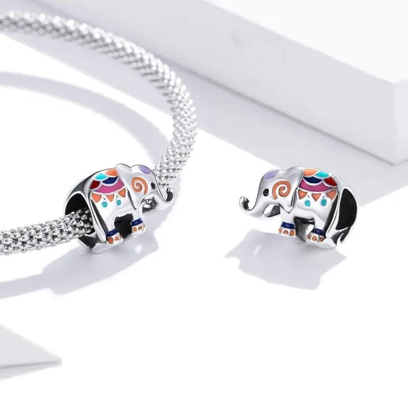 (bilde for) Pandora Style Sølv Lucky Elephant Charm - SCC1790 - Vis 4