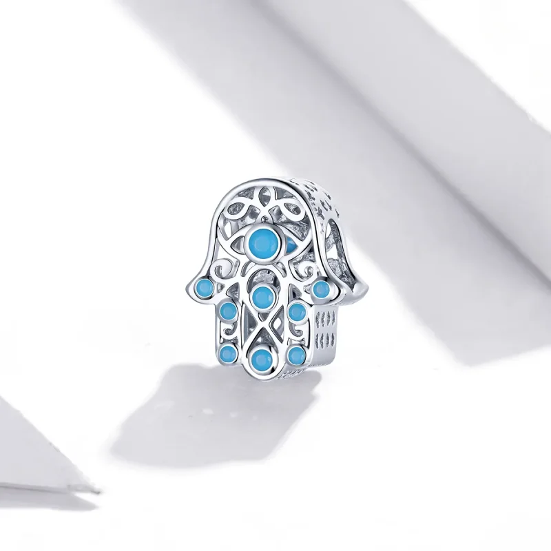 (bilde for) Pandora Style Sølv Lucky Hand Charm - SCC1757 - Vis 2