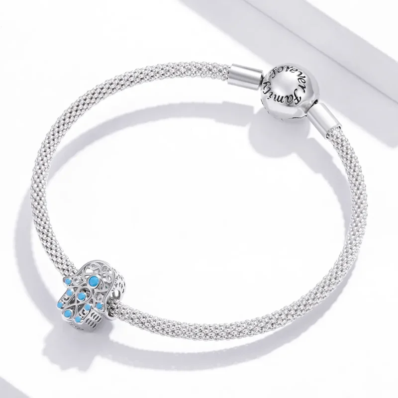 (bilde for) Pandora Style Sølv Lucky Hand Charm - SCC1757 - Vis 3
