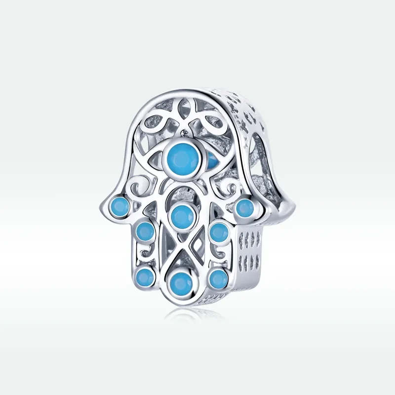 (bilde for) Pandora Style Sølv Lucky Hand Charm - SCC1757 - Vis 5