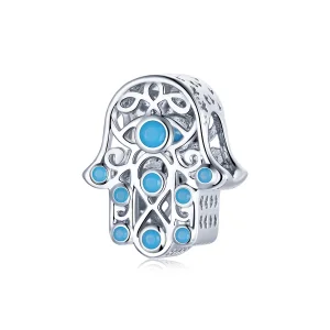 (bilde for) Pandora Style Sølv Lucky Hand Charm - SCC1757