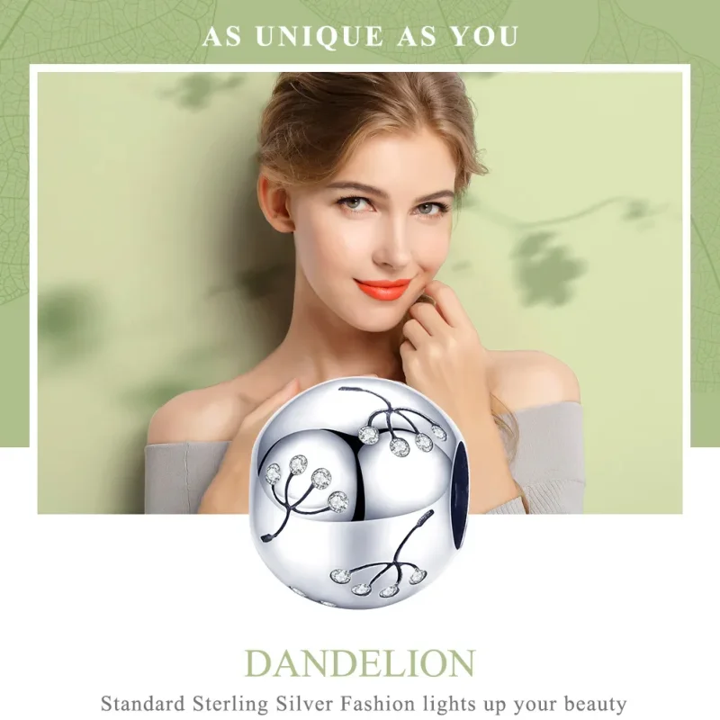 (bilde for) Pandora Style Sølv Løvetann Charm - BSC053 - Vis 6
