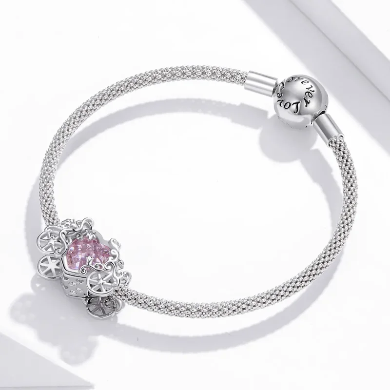 (bilde for) Pandora Style Sølv Magic Carriage Charm - BSC412 - Vis 3
