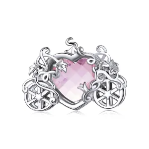 (bilde for) Pandora Style Sølv Magic Carriage Charm - BSC412