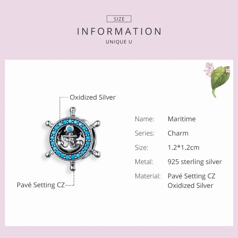 (bilde for) Pandora Style Sølv Maritime Charm - SCC1200 - Vis 3