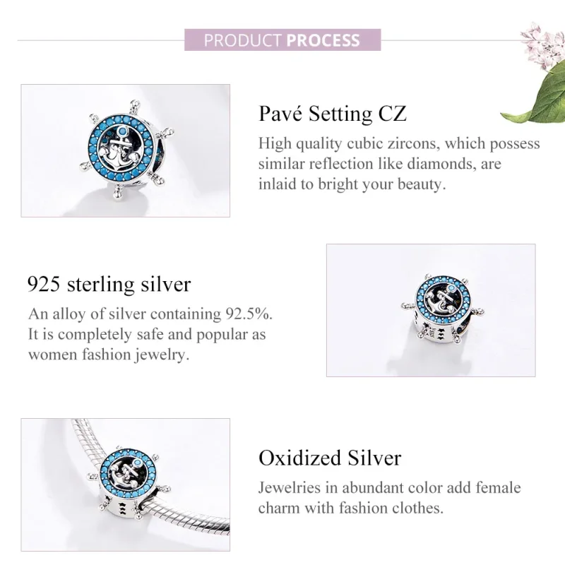 (bilde for) Pandora Style Sølv Maritime Charm - SCC1200 - Vis 4