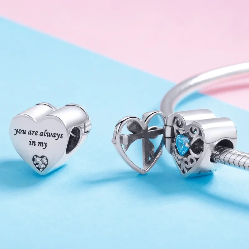 (bilde for) Pandora Style Sølv Mystical Stone Charm - SCC1053 - Vis 4