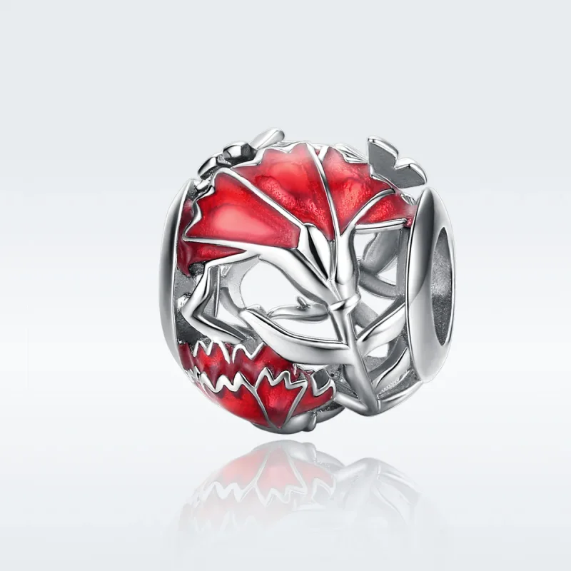 (bilde for) Pandora Style Sølv Nelliker Charm - BSC097 - Vis 5