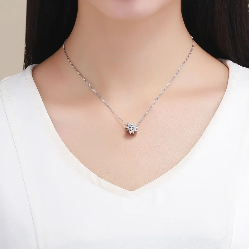 (bilde for) Pandora Style Sølv- og Gullbelagt Sun Meets Moon Charm - SCC1137 - Vis 4