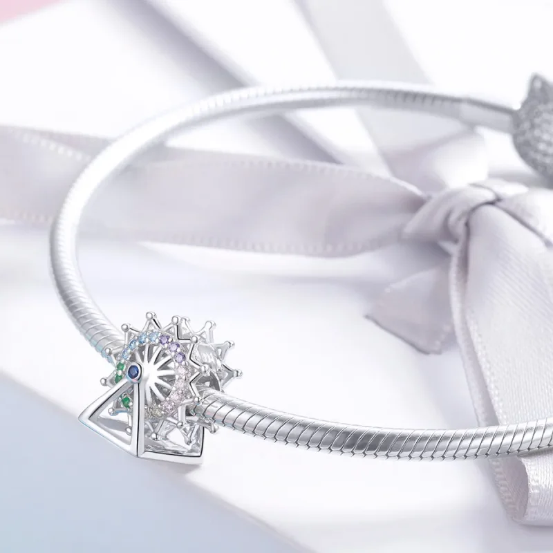 (bilde for) Pandora Style Sølv pariserhjulsjarm - SCC1028 - Vis 3