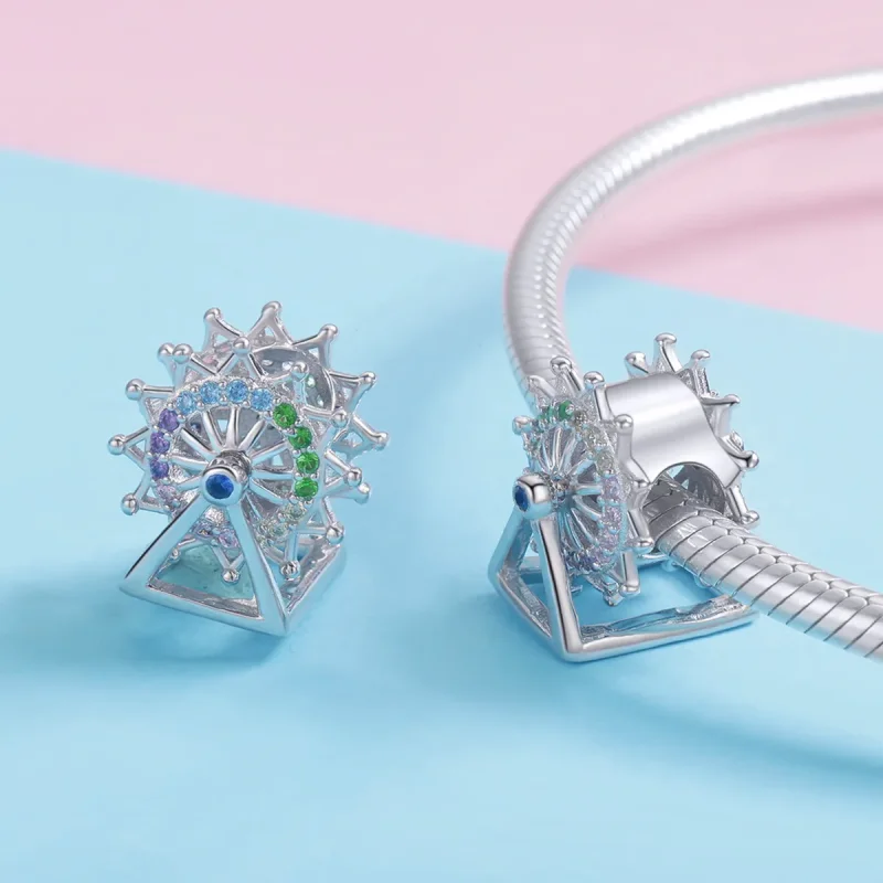 (bilde for) Pandora Style Sølv pariserhjulsjarm - SCC1028 - Vis 4
