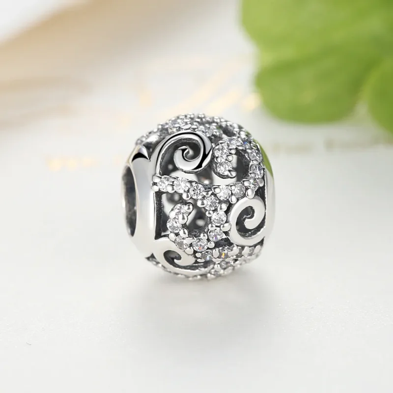 (bilde for) Pandora Style Sølv Pavé Charm - SCC021 - Vis 5
