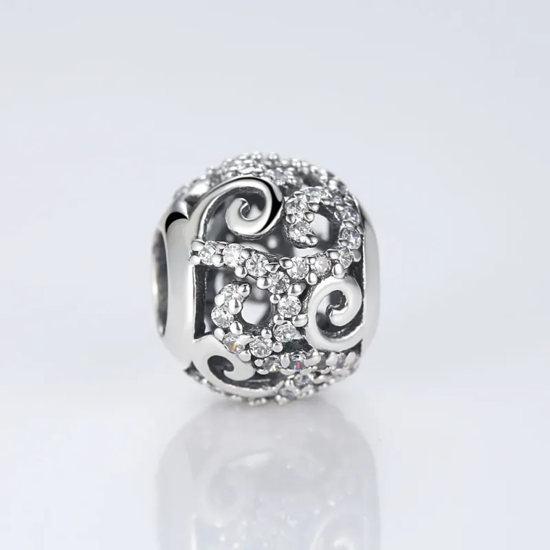 (bilde for) Pandora Style Sølv Pavé Charm - SCC021 - Vis 6