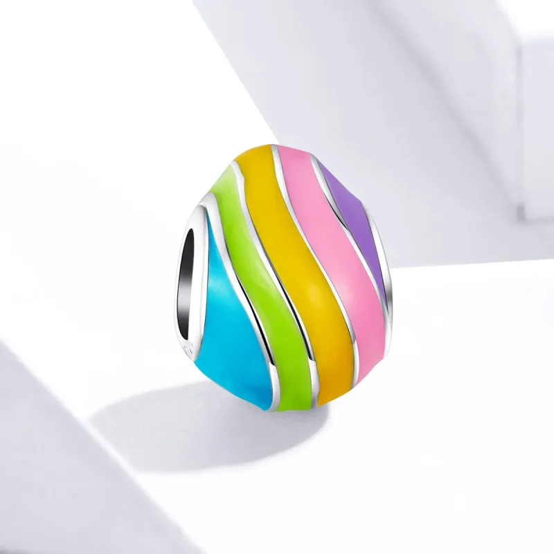 (bilde for) Pandora Style Sølv Påskeegg Charm - BSC223 - Vis 2