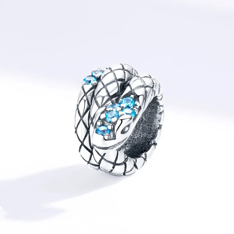 (bilde for) Pandora Style Sølv Retro Snake Charm - SCC1351 - Vis 3