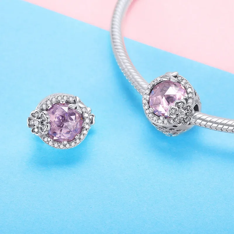 (bilde for) Pandora Style Sølv Rosa Flavor Charm - SCC904 - Vis 4