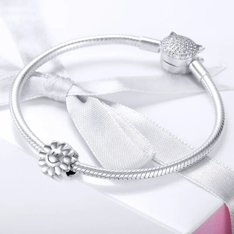 (bilde for) Pandora Style Sølv Smilende Sol Charm - SCC901 - Vis 3