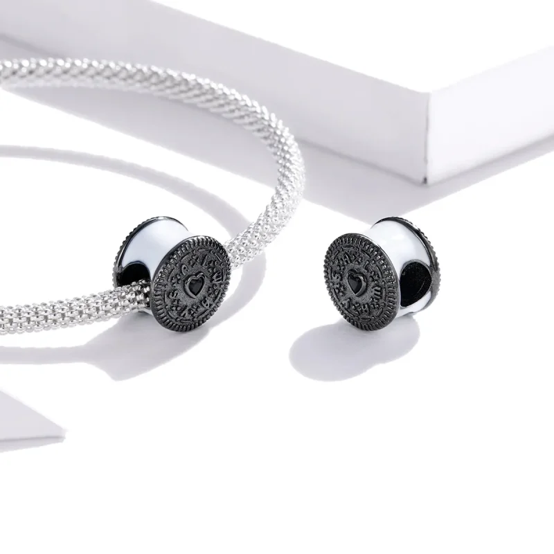 (bilde for) Pandora Style Sølv Sndwich Kjeks Charm - BSC352 - Vis 4