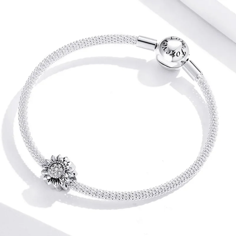 (bilde for) Pandora Style Sølv Solsikke Charm - SCC1507 - Vis 3