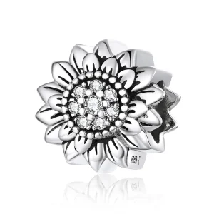 (bilde for) Pandora Style Sølv Solsikke Charm - SCC1507