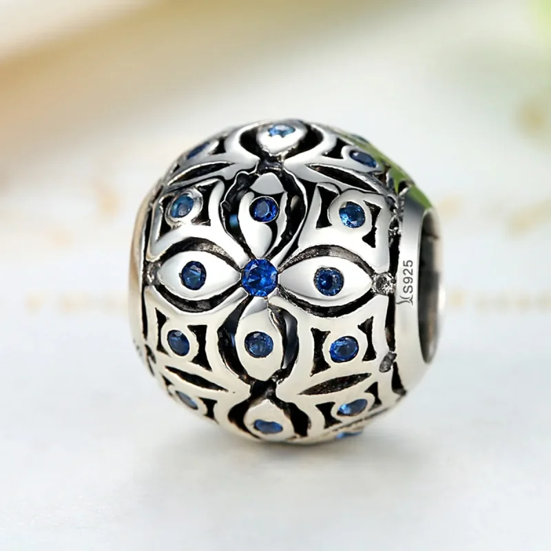 (bilde for) Pandora Style Sølv Sommerblomst Charm - SCC059 - Vis 2