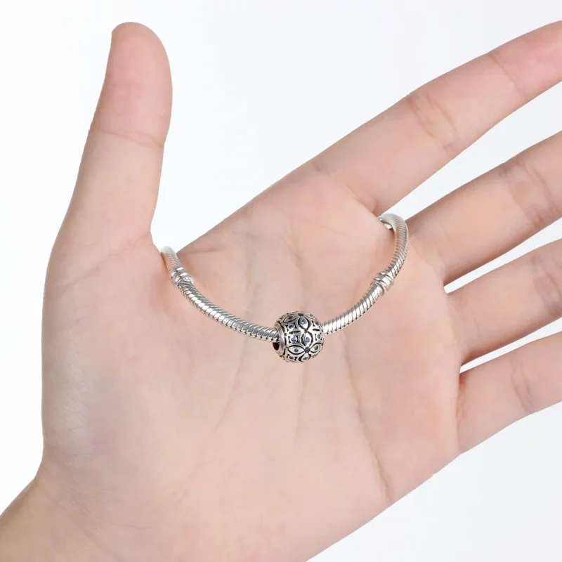 (bilde for) Pandora Style Sølv Sommerblomst Charm - SCC059 - Vis 3