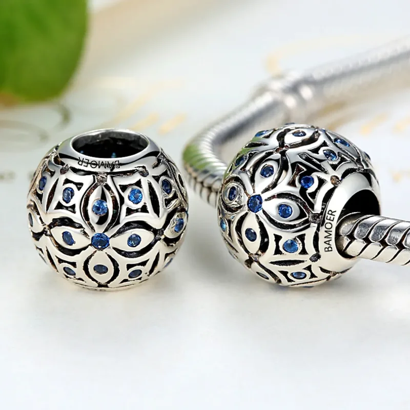 (bilde for) Pandora Style Sølv Sommerblomst Charm - SCC059 - Vis 4